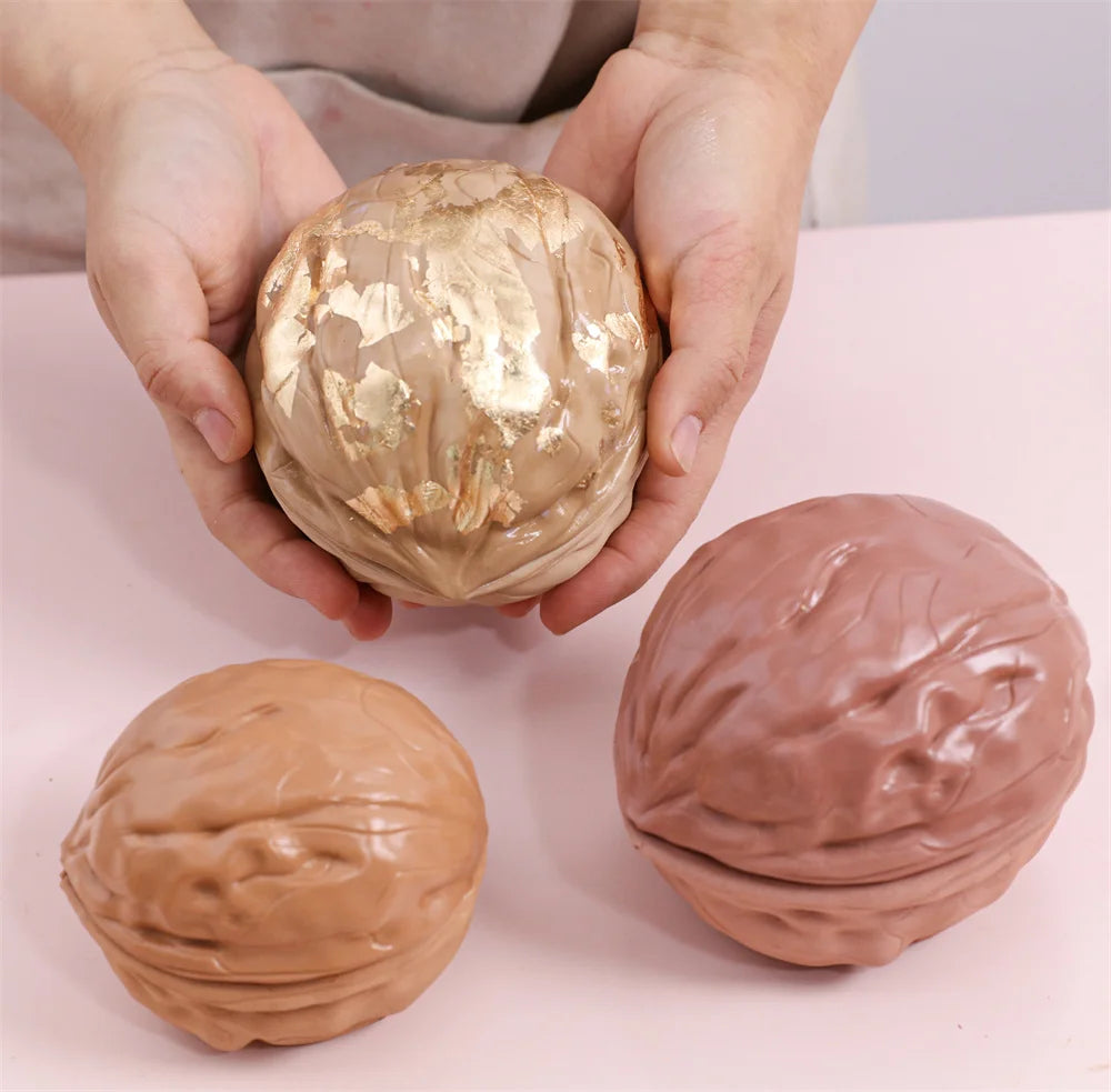 Nexa™ Artisan Walnut Shell Candle Jar Mold