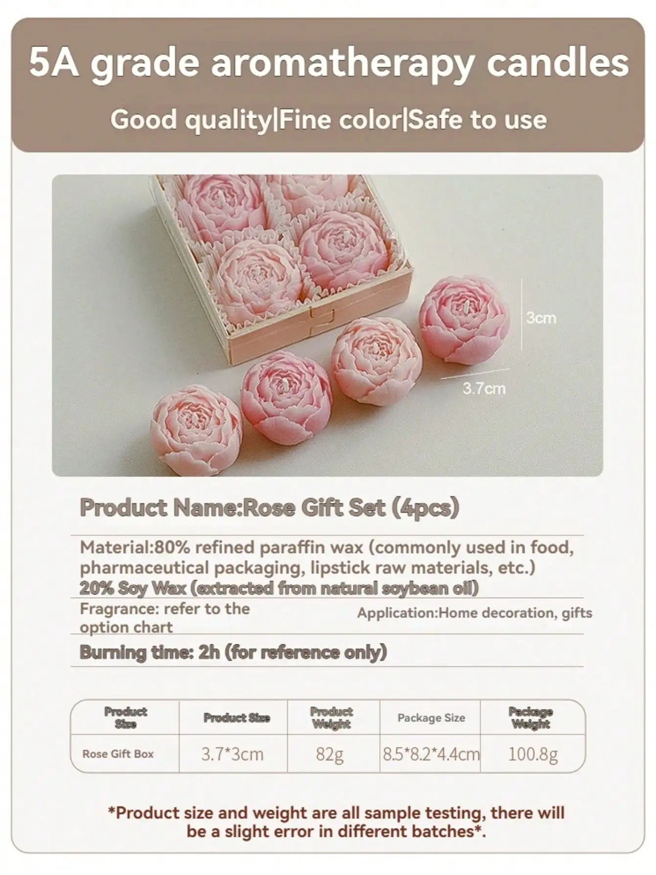 Nexa™ Rose Blossom Soy Candle Ensemble
