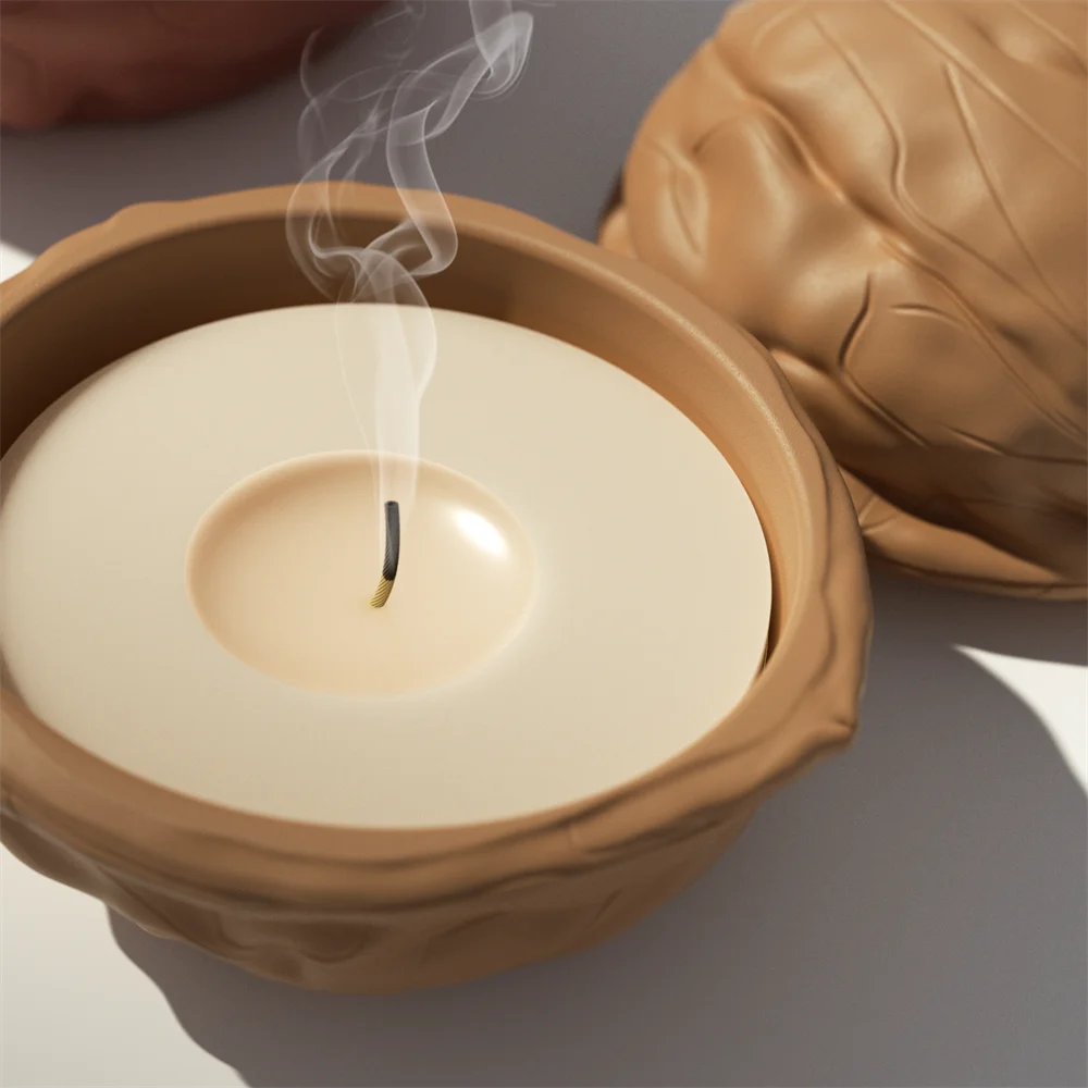 Nexa™ Artisan Walnut Shell Candle Jar Mold