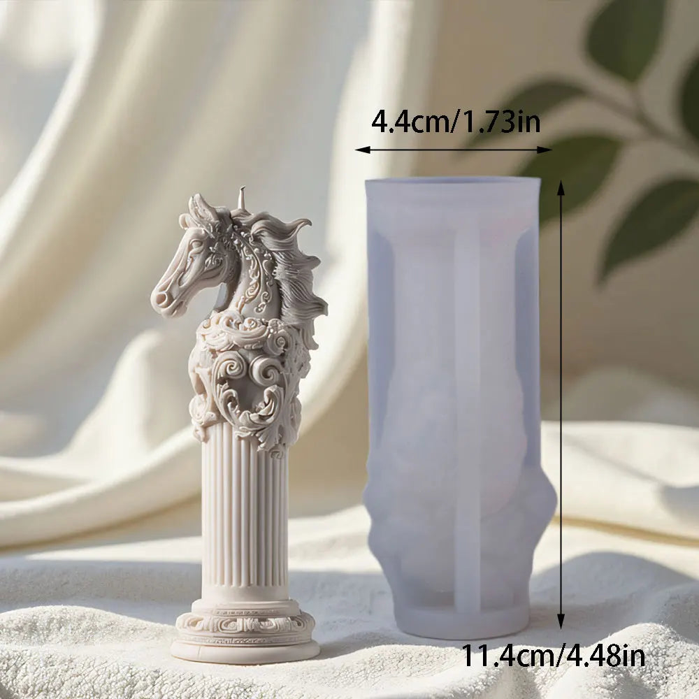 Nexa™ Antique Goddess & Horse Relief Mold