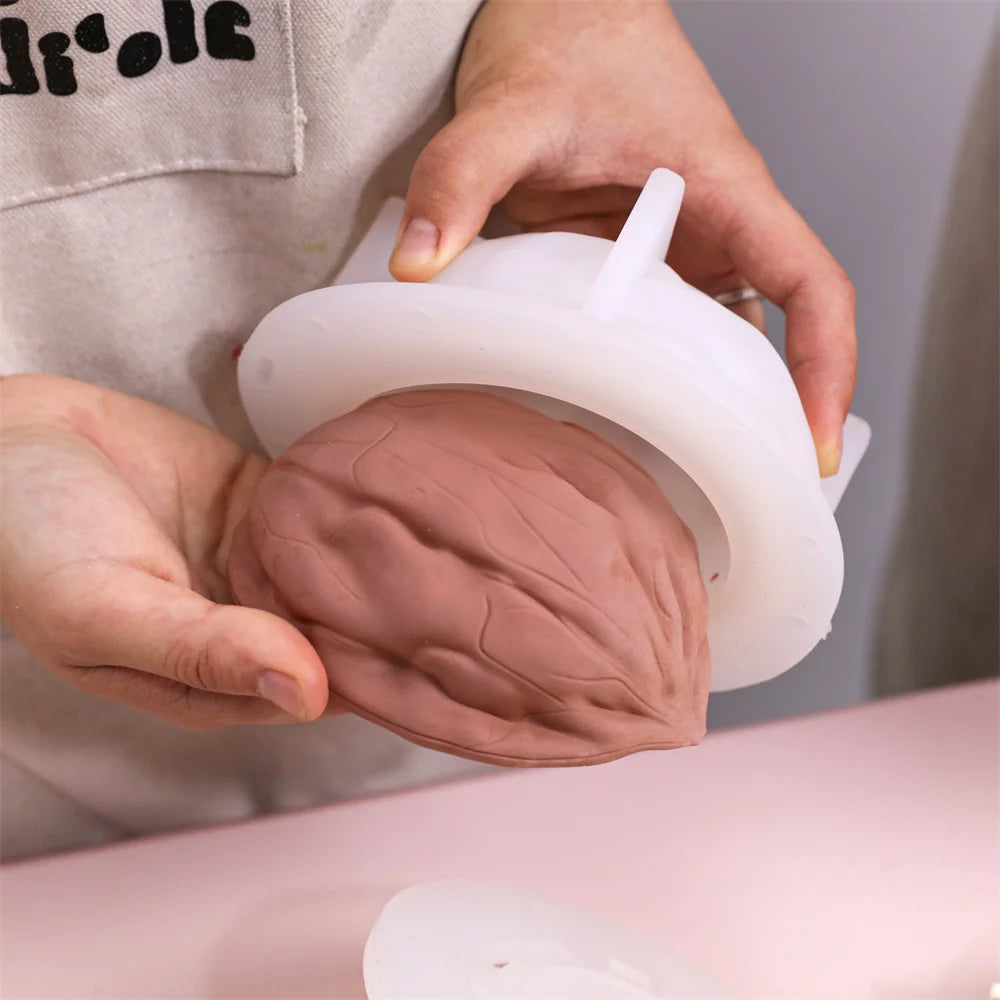 Nexa™ Artisan Walnut Shell Candle Jar Mold