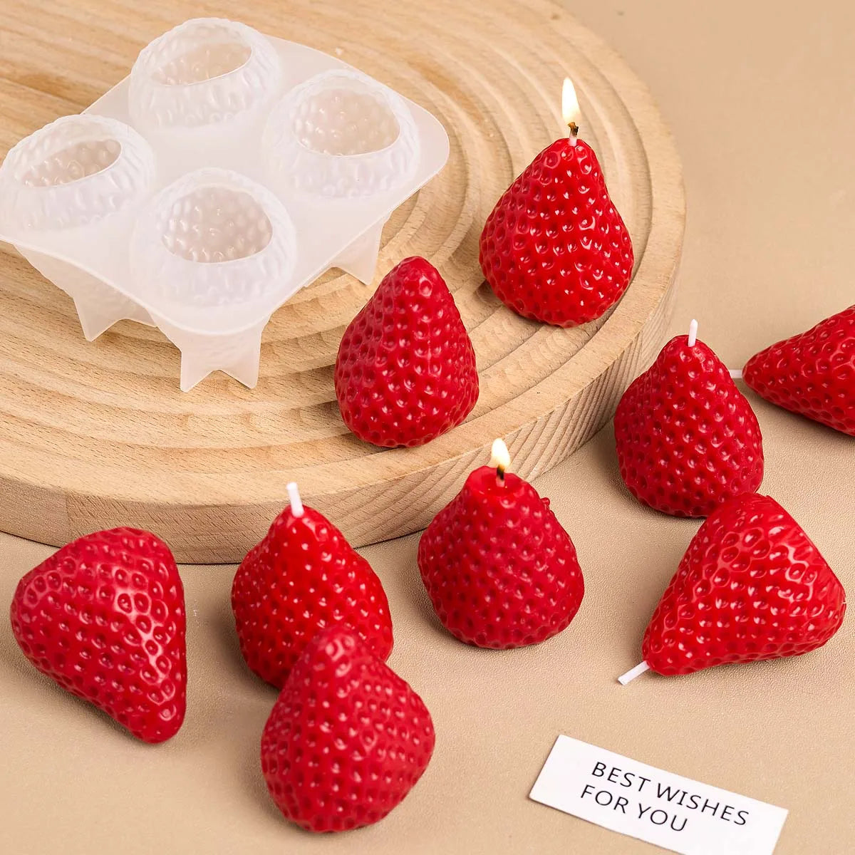 Nexa™ Garden Strawberry Simulation Mold