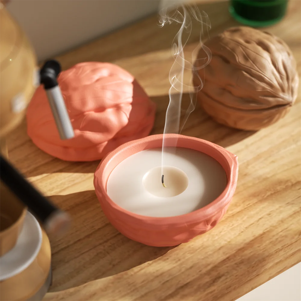 Nexa™ Artisan Walnut Shell Candle Jar Mold